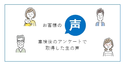 お客様の声ページへ遷移