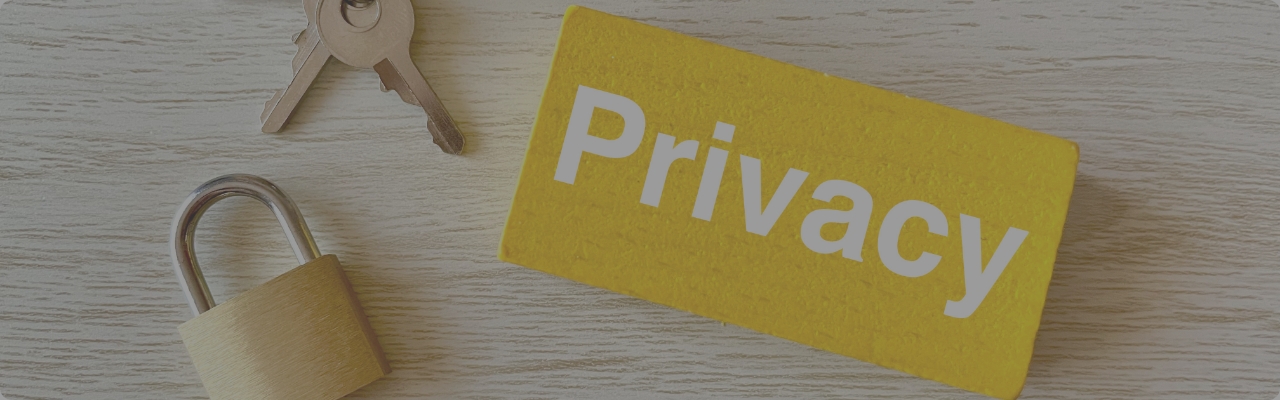 プライバシーポリシーページのメインビジュアル